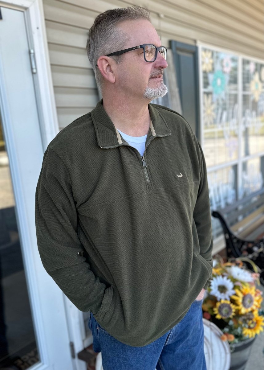 Southern Marsh| Bronze Puff Pullover | Dark Olive | Olive Branch | MS - Southern Marsh Pullover - Jimberly's Boutique