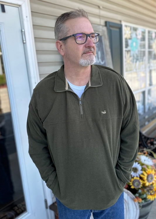 Southern Marsh| Bronze Puff Pullover | Dark Olive | Olive Branch | MS - Southern Marsh Pullover - Jimberly's Boutique