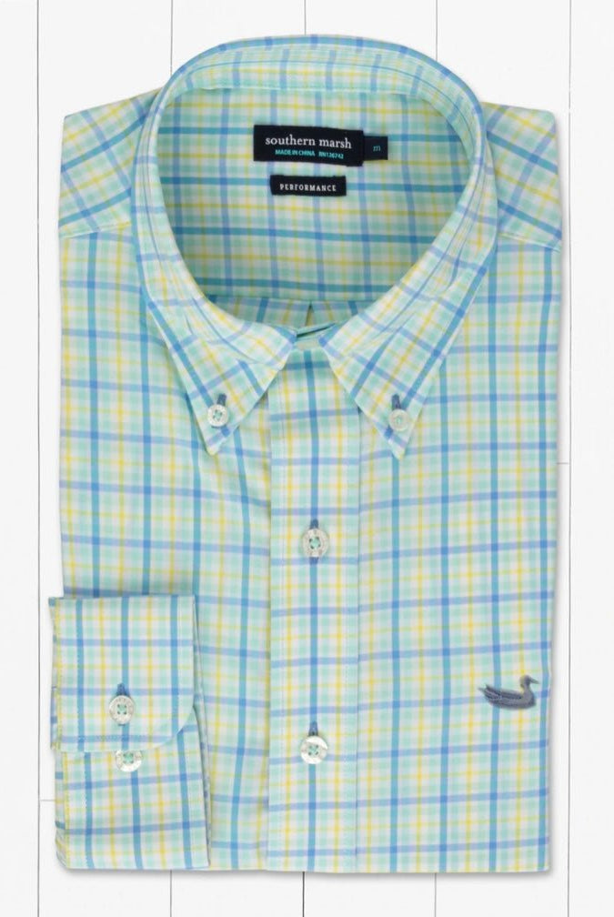 Southern Marsh Gonzales Performance Dress Shirt - & MintLilac - Southern Marsh Dress Shirt -Jimberly's Boutique-Olive Branch-Mississippi