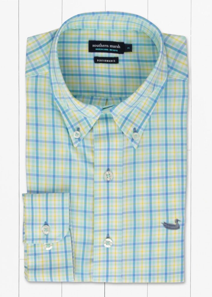 Southern Marsh Gonzales Performance Dress Shirt - & MintLilac - Southern Marsh Dress Shirt -Jimberly's Boutique-Olive Branch-Mississippi