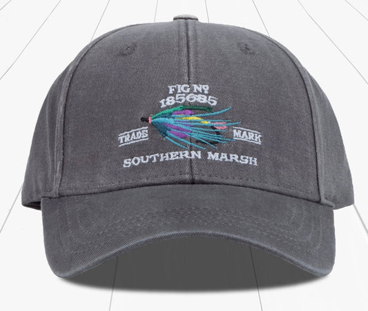 Southern Marsh Gunnison Embroidered Hat - Washed Slate - Jimberly's Boutique