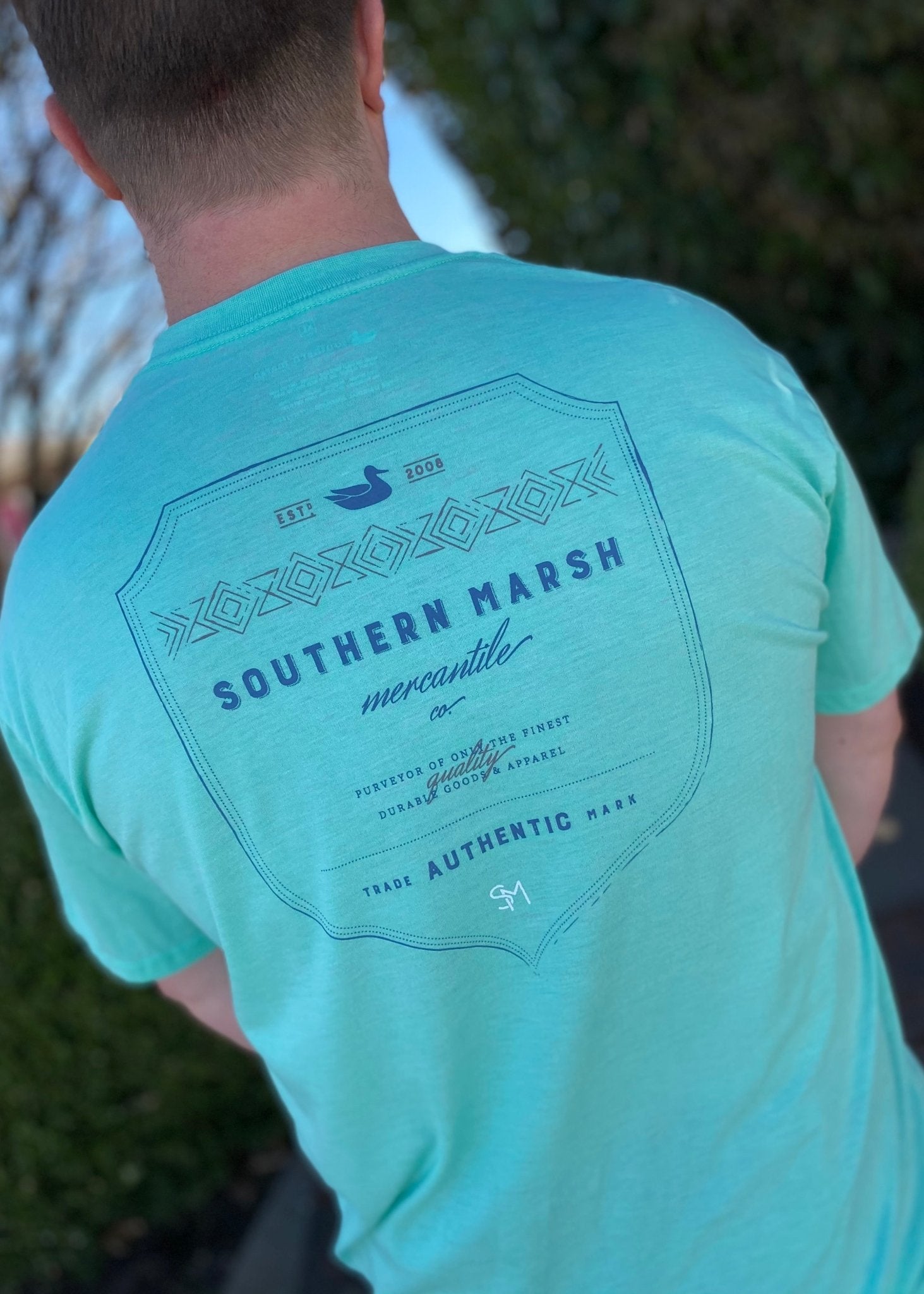 Southern Marsh Seawash Tee - Mercantile Co - Bimini Green - Graphic Tee -Jimberly's Boutique-Olive Branch-Mississippi