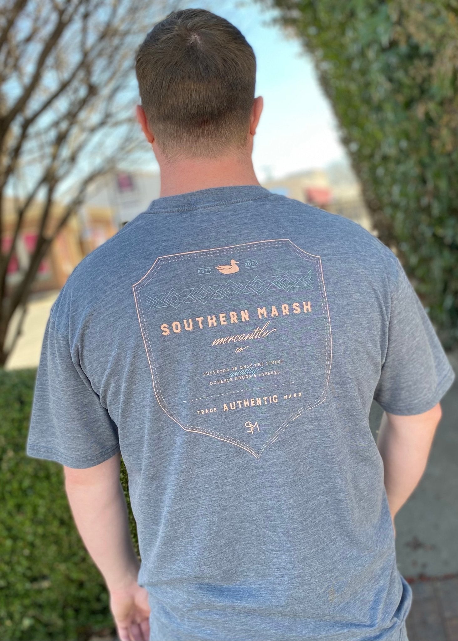 Southern Marsh Seawash Tee - Mercantile Co - Midnight Gray - Graphic Tee -Jimberly's Boutique-Olive Branch-Mississippi