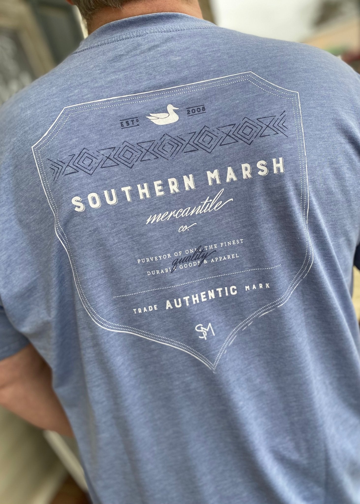 Southern Marsh Seawash Tee - Mercantile Co - Washed Blue - Southern Marsh Graphic Tee -Jimberly's Boutique-Olive Branch-Mississippi