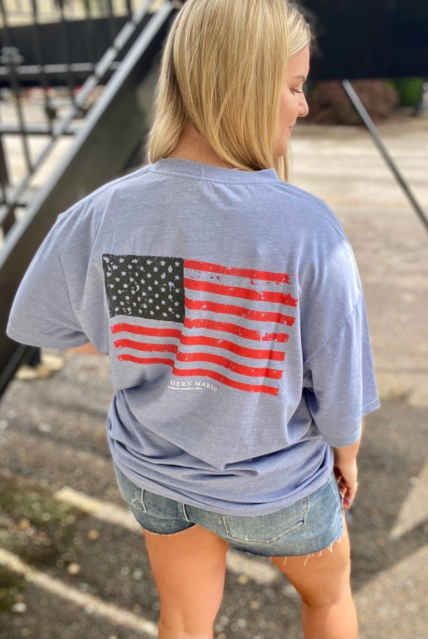 Southern Marsh Seawash Tee - Vintage Flag Blue - Southern Marsh Graphic Tee -Jimberly's Boutique-Olive Branch-Mississippi