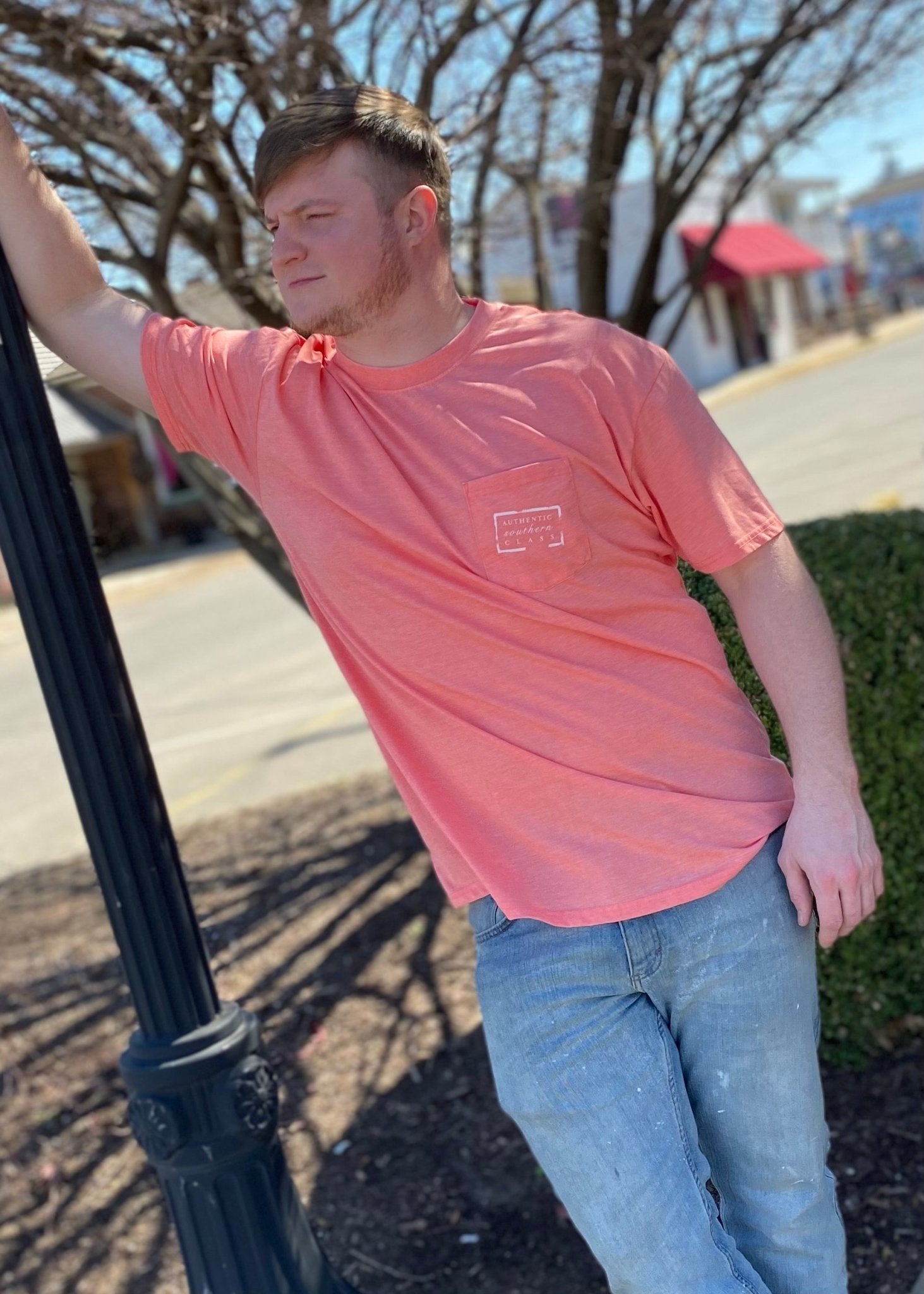 Southern Marsh Seawash Tee - Waves - Coral - Graphic Tee -Jimberly's Boutique-Olive Branch-Mississippi