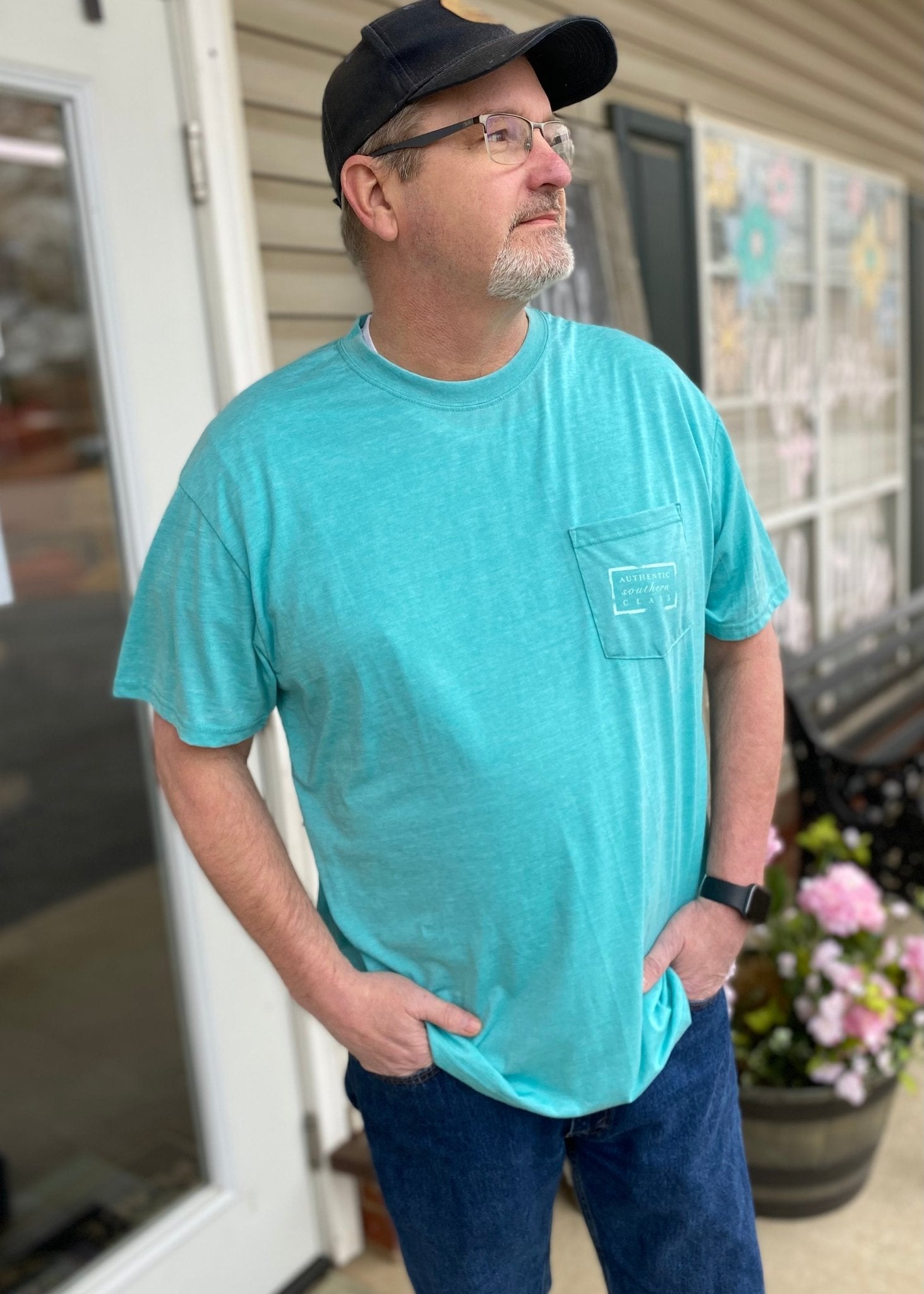 Southern Marsh Seawash Tee - Waves - Kelly Green - Jimberly's Boutique
