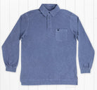 Southern Marsh Slub Polo - Long Sleeve - Sandstone or Washed Blue - Southern Slub Polo -Jimberly's Boutique-Olive Branch-Mississippi