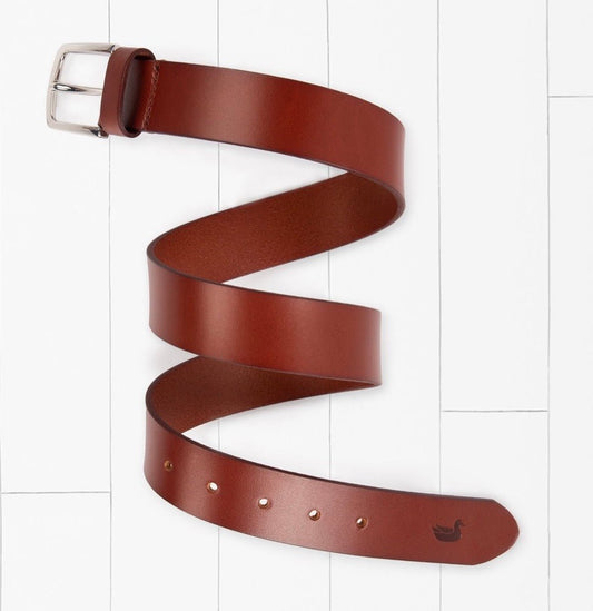 Southern Marsh Stamped Leather Belt-Stone Brown - Jimberly's Boutique