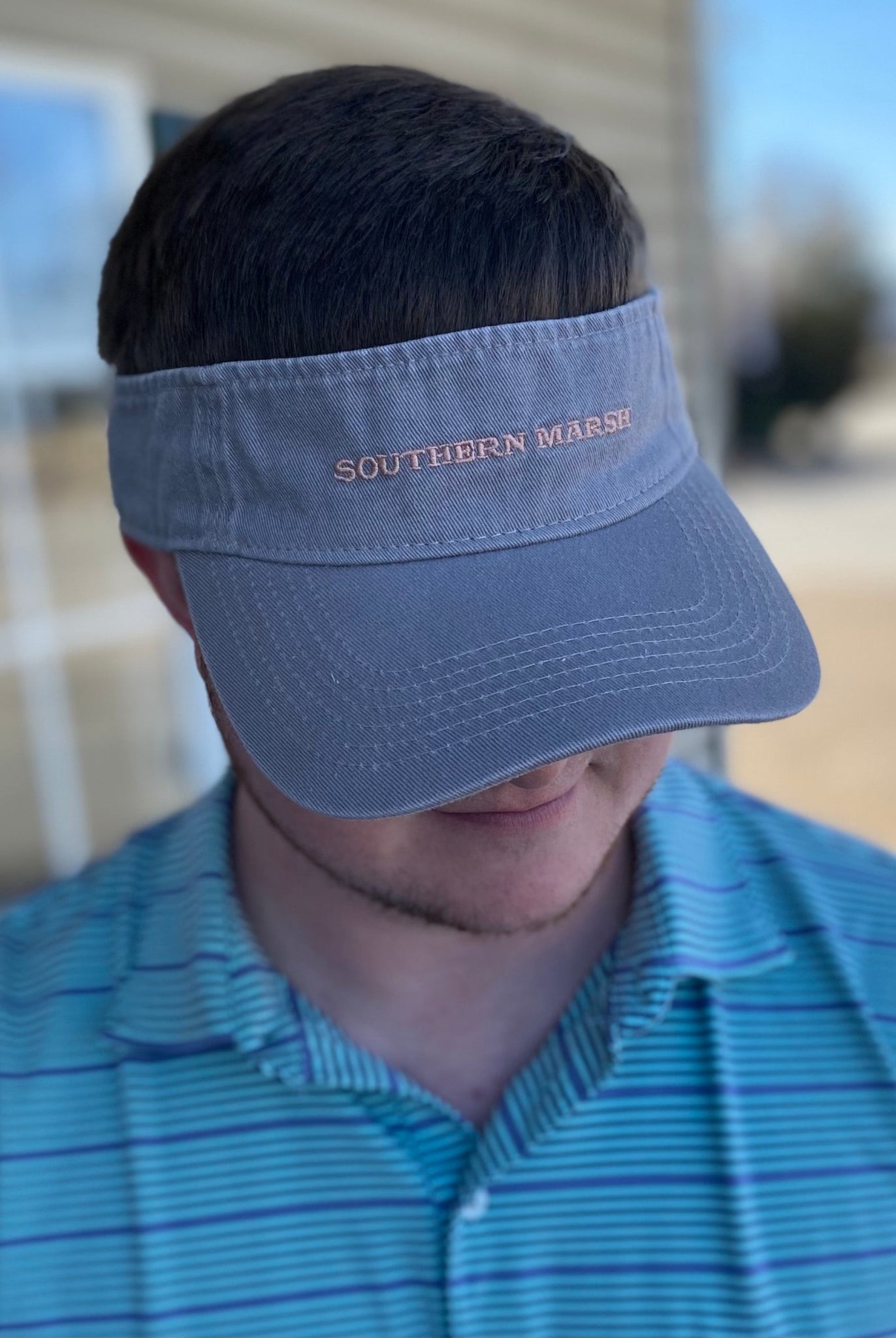 Southern Marsh Traditions Washed Visor - Light Gray - Visor -Jimberly's Boutique-Olive Branch-Mississippi