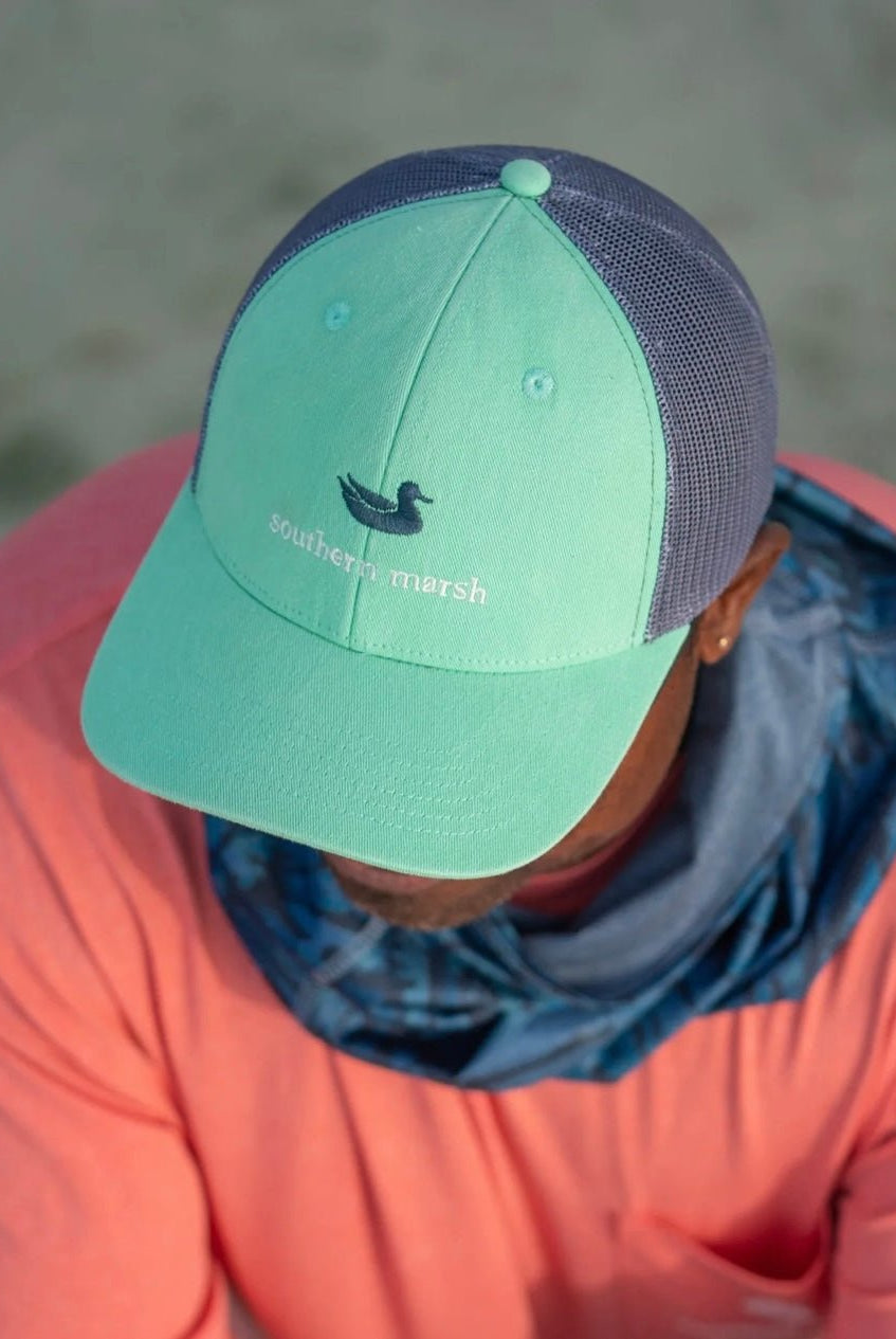 Southern Marsh Trucker Hat - Classic - Bimini Green - Ball Cap -Jimberly's Boutique-Olive Branch-Mississippi