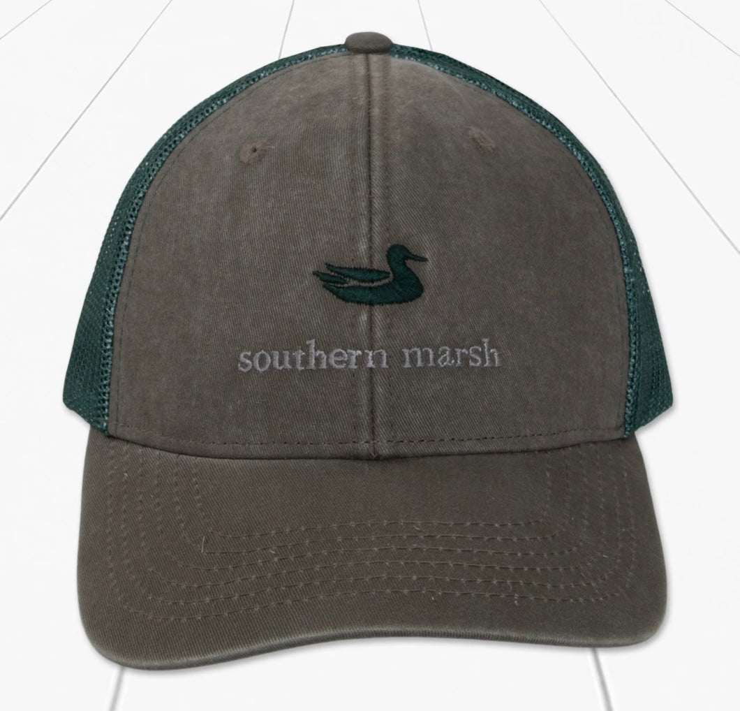 Southern Marsh Trucker Hat - Classic - Midnight Gray - Jimberly's Boutique