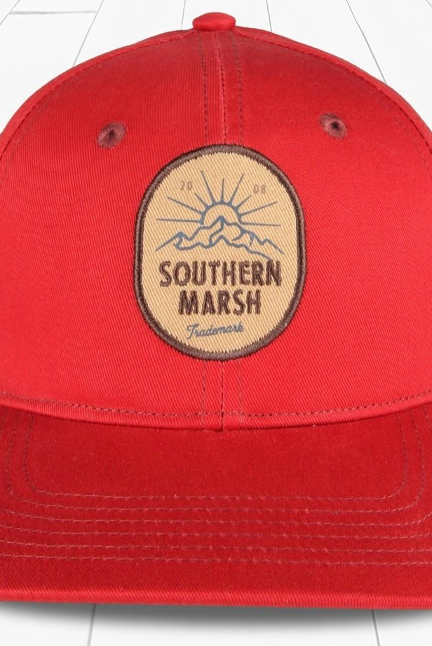 Southern Marsh Trucker Hat - Mountain Rise - Red - Ball Cap -Jimberly's Boutique-Olive Branch-Mississippi
