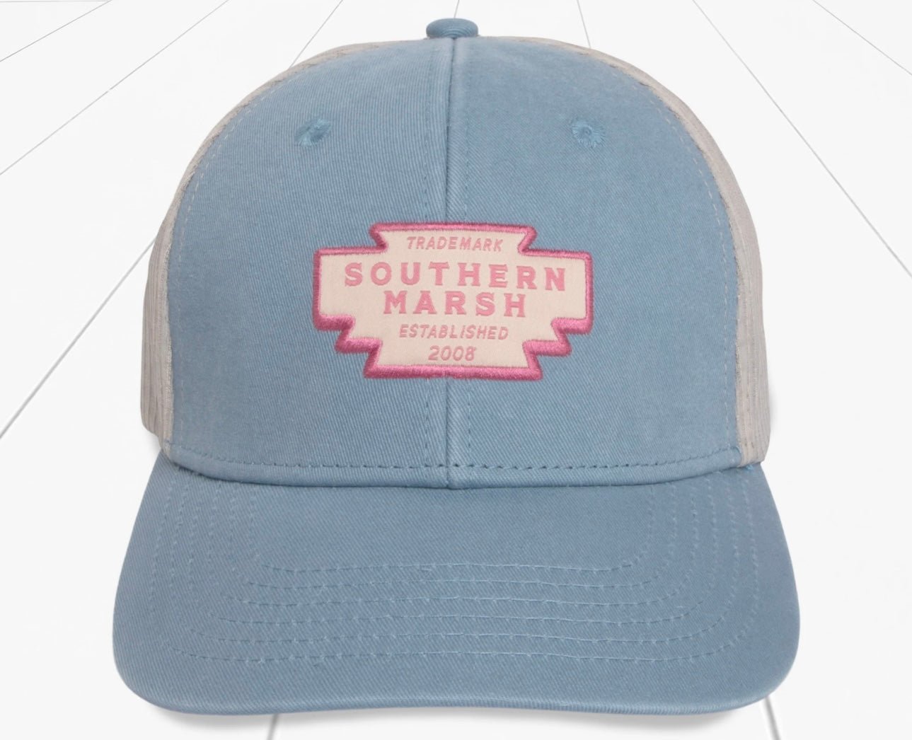 Southern Marsh Trucker Trucker Hat - Santa Fe - Light Blue - Ball Cap -Jimberly's Boutique-Olive Branch-Mississippi