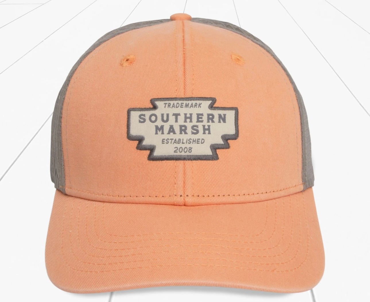 Southern Marsh Trucker Trucker Hat - Santa Fe - Melon - Ball Cap -Jimberly's Boutique-Olive Branch-Mississippi