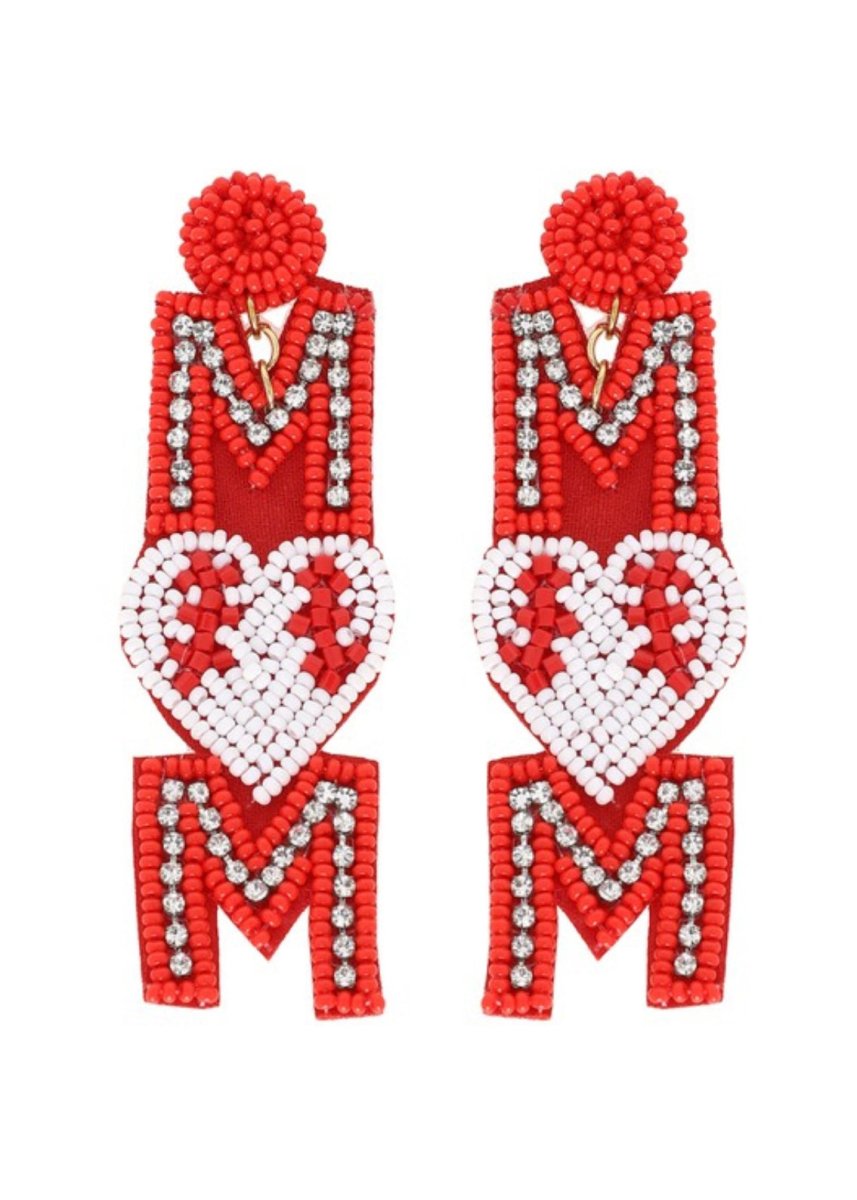 Sport Mom Beaded Earrings - -Jimberly's Boutique-Olive Branch-Mississippi