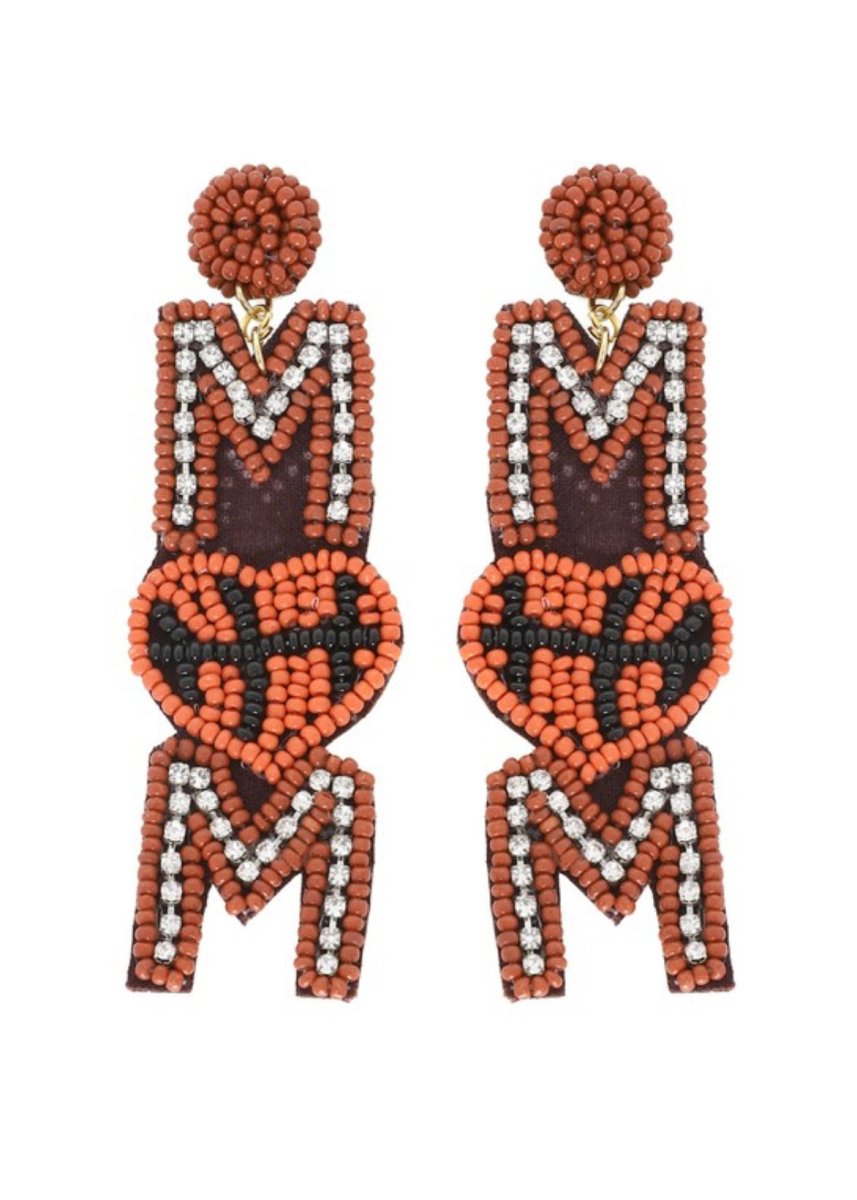 Sport Mom Beaded Earrings - -Jimberly's Boutique-Olive Branch-Mississippi