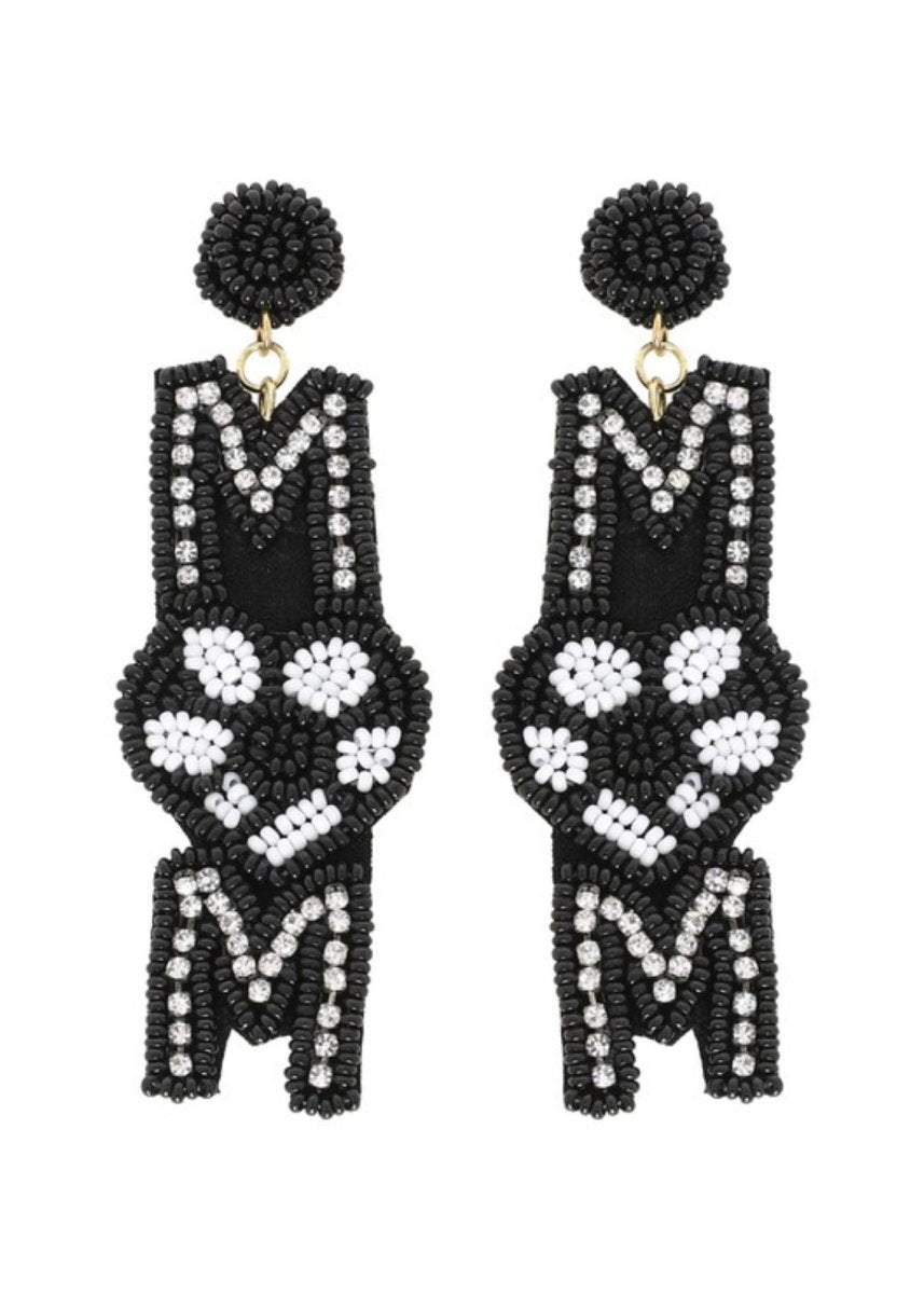 Sport Mom Beaded Earrings - -Jimberly's Boutique-Olive Branch-Mississippi