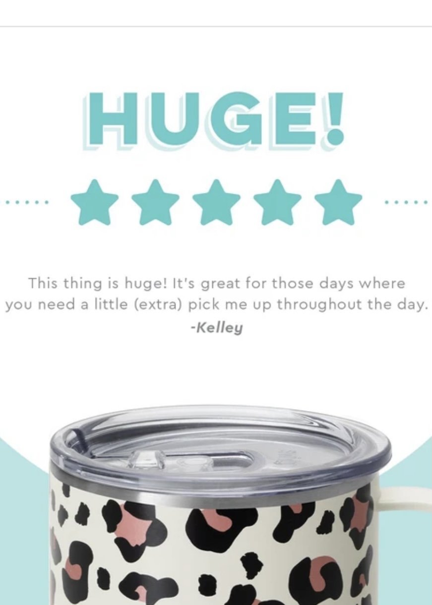 Swig 24oz Mega Mug - Luxy Leopard - Jimberly's Boutique