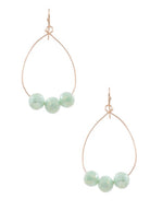 Teardrop 3 Bead Earrings - earrings -Jimberly's Boutique-Olive Branch-Mississippi