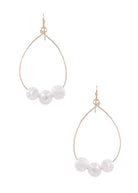 Teardrop 3 Bead Earrings - earrings -Jimberly's Boutique-Olive Branch-Mississippi