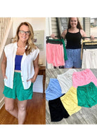 Terry Drawstring Waist Shorts - 6 colors! - -Jimberly's Boutique-Olive Branch-Mississippi