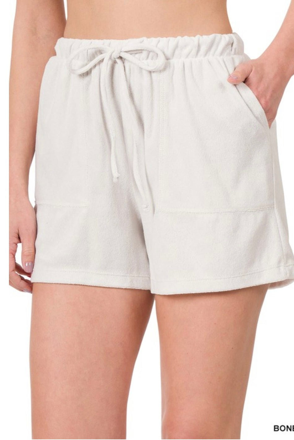 Terry Drawstring Waist Shorts - Round 2 - -Jimberly's Boutique-Olive Branch-Mississippi