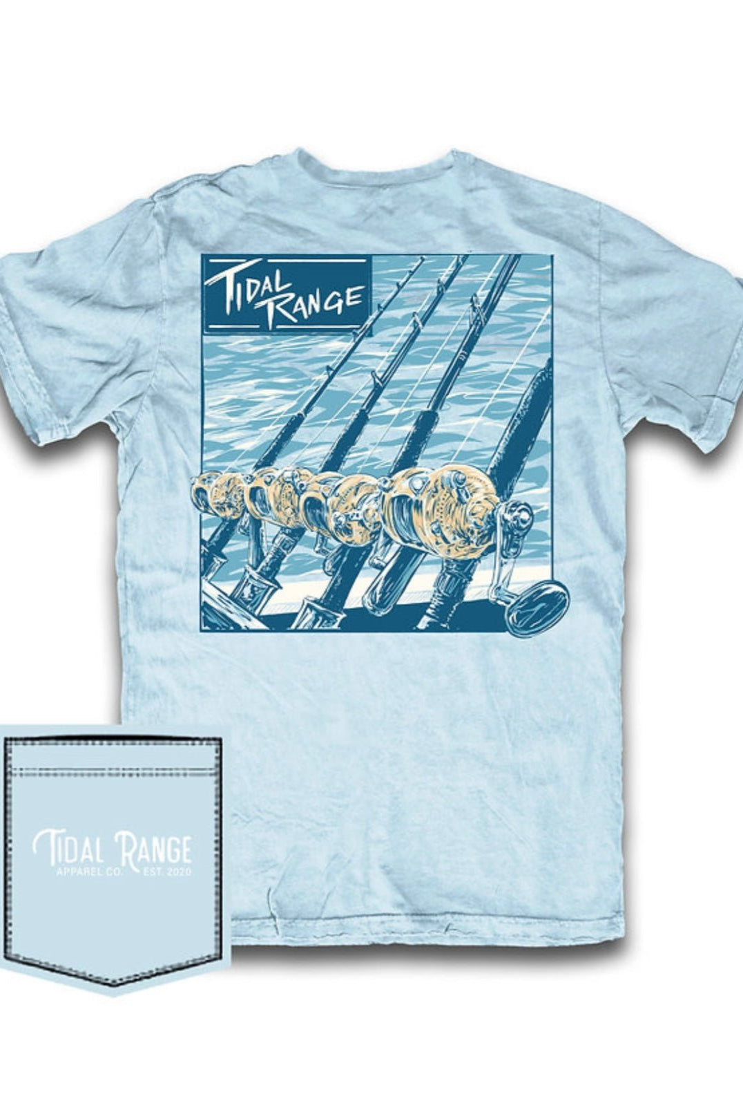 Tidal Range Reels Tee - Graphic Tee -Jimberly's Boutique-Olive Branch-Mississippi