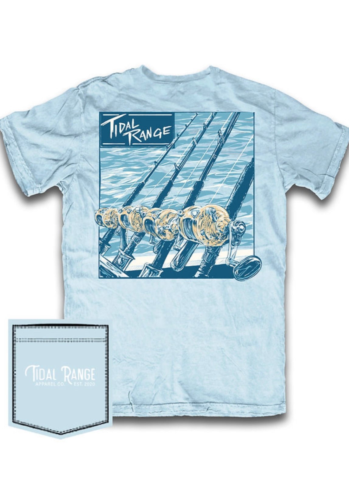 Tidal Range Reels Tee - Graphic Tee -Jimberly's Boutique-Olive Branch-Mississippi