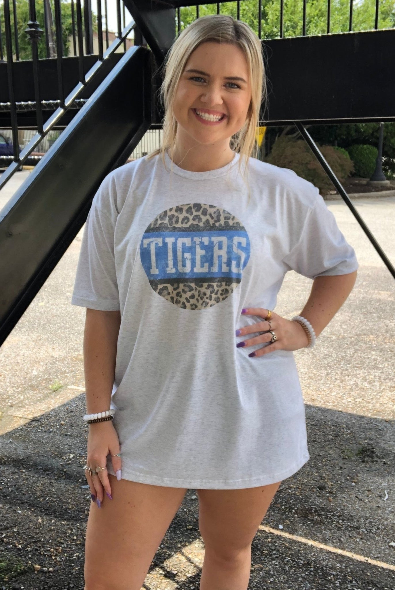 Tigers Leopard Graphic Tee - Graphic Tee -Jimberly's Boutique-Olive Branch-Mississippi