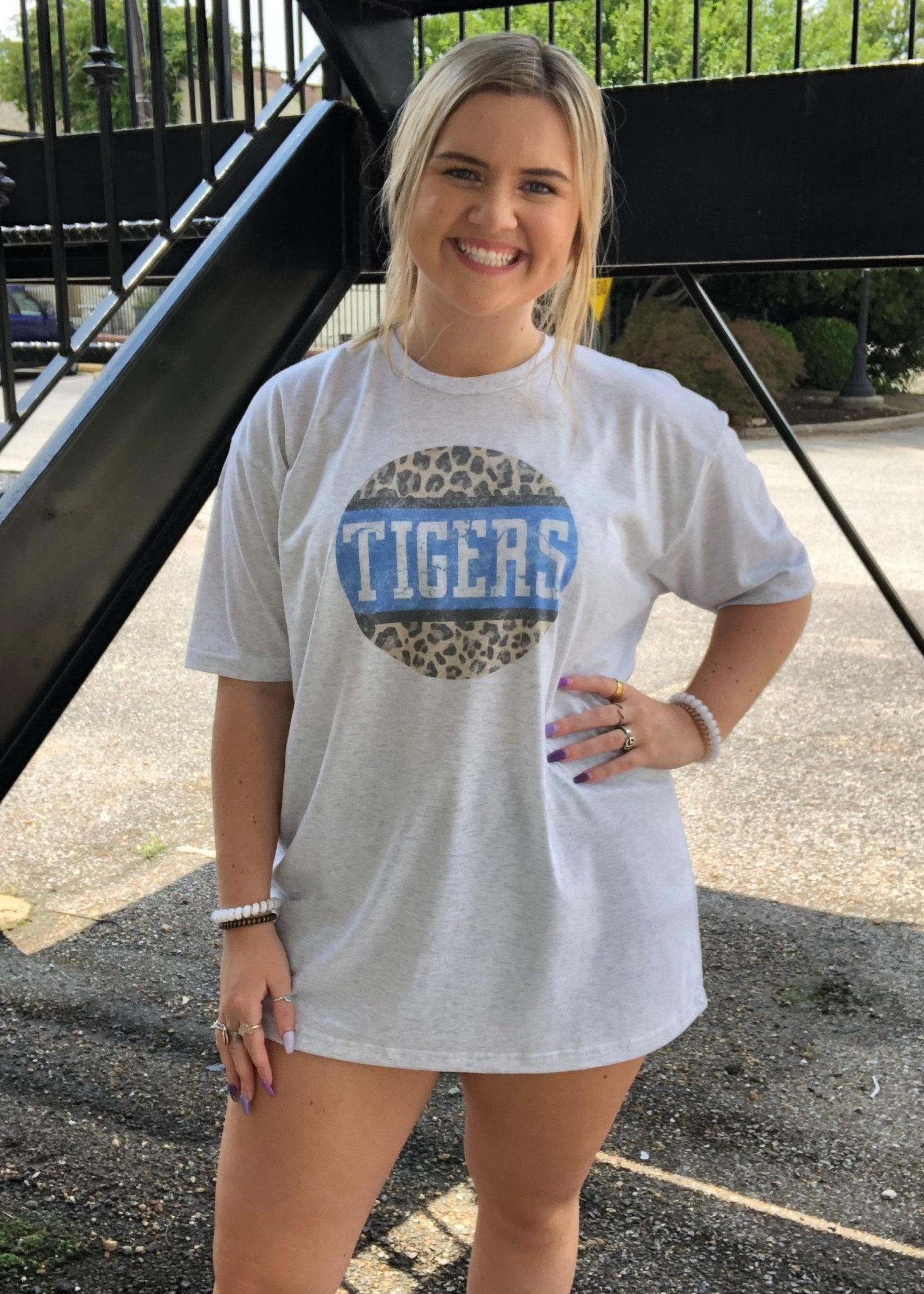 Tigers Leopard Graphic Tee - Jimberly's Boutique