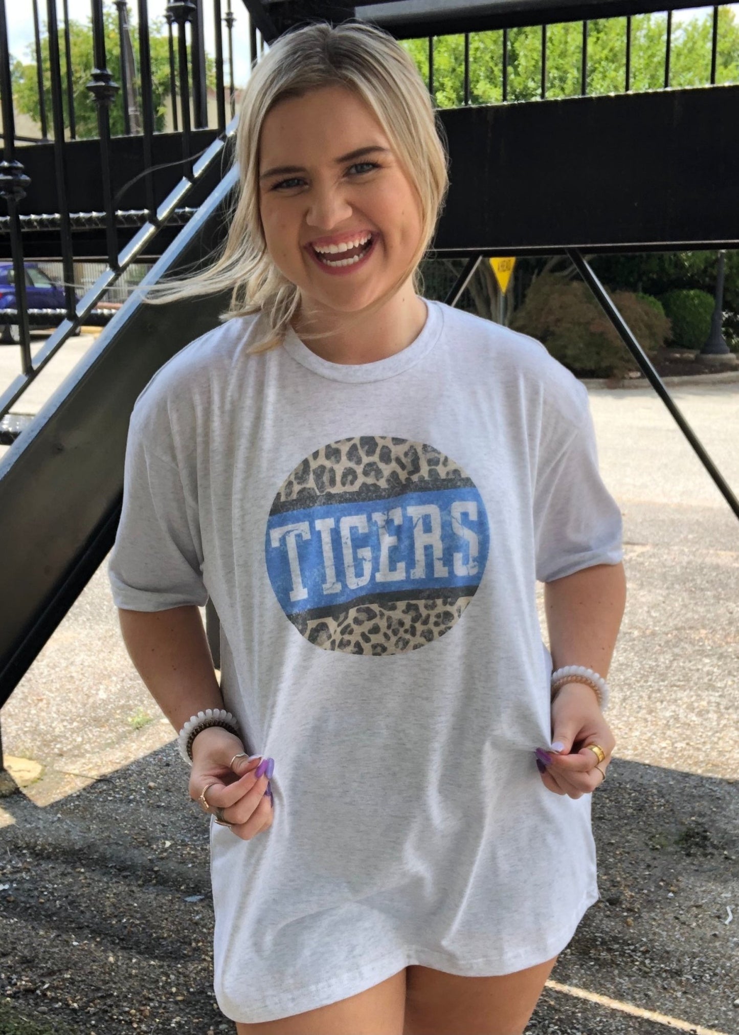 Tigers Leopard Graphic Tee - Jimberly's Boutique