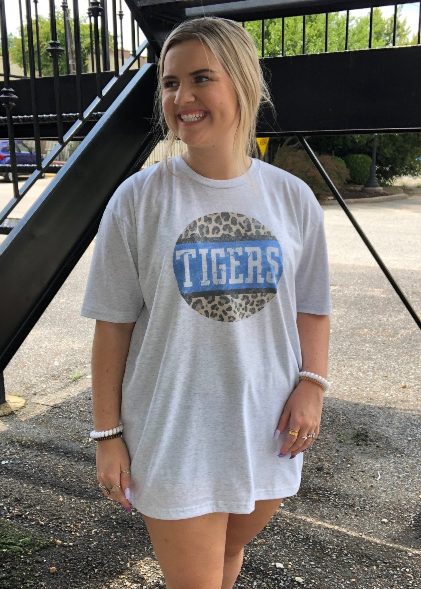 Tigers Leopard Graphic Tee - Jimberly's Boutique