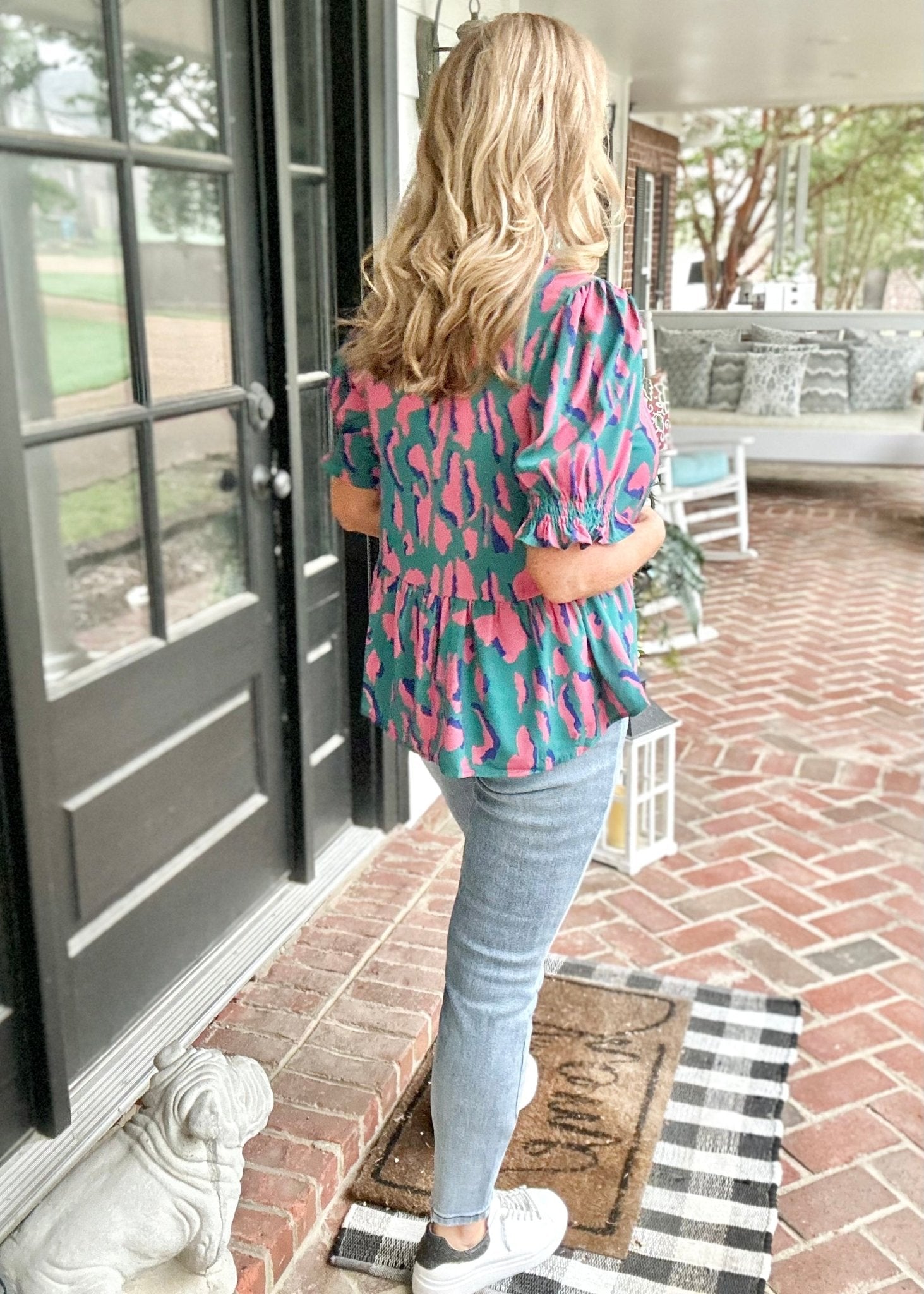 Umgee leopard hot sale top