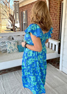 Umgee | Two Tone Floral | Sweetheart Neckline | Maxi Dress - Maxi Dress -Jimberly's Boutique-Olive Branch-Mississippi