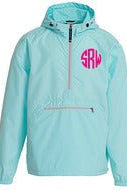Charles River Unlined Pullover Rain Jacket--Aqua - Rain Jacket -Jimberly's Boutique-Olive Branch-Mississippi