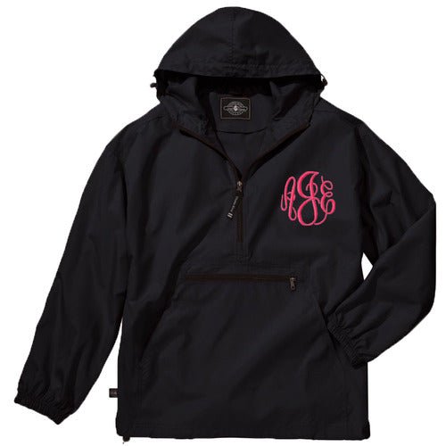 Unlined Pullover Rain Jacket--Black - Jimberly's Boutique