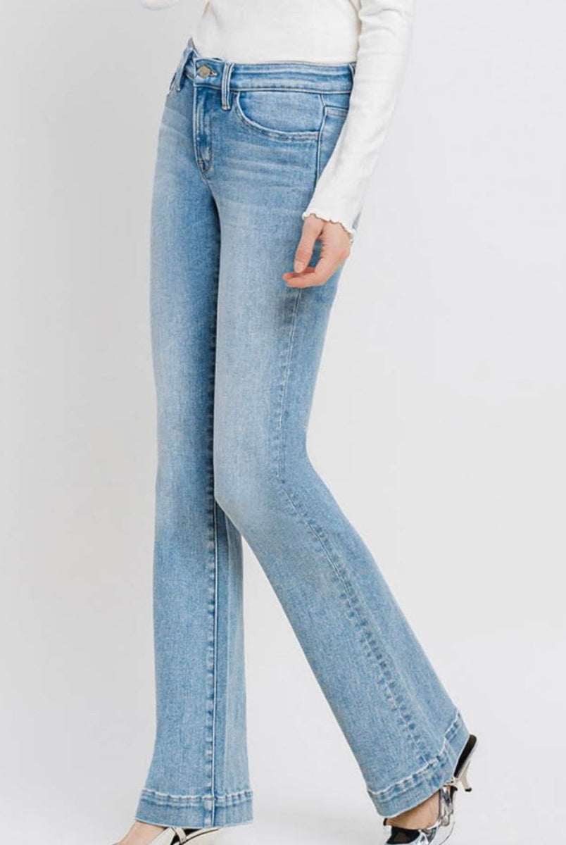 Vervet Miranda Mid Rise Bootcut Jeans - Bootcut Jeans -Jimberly's Boutique-Olive Branch-Mississippi