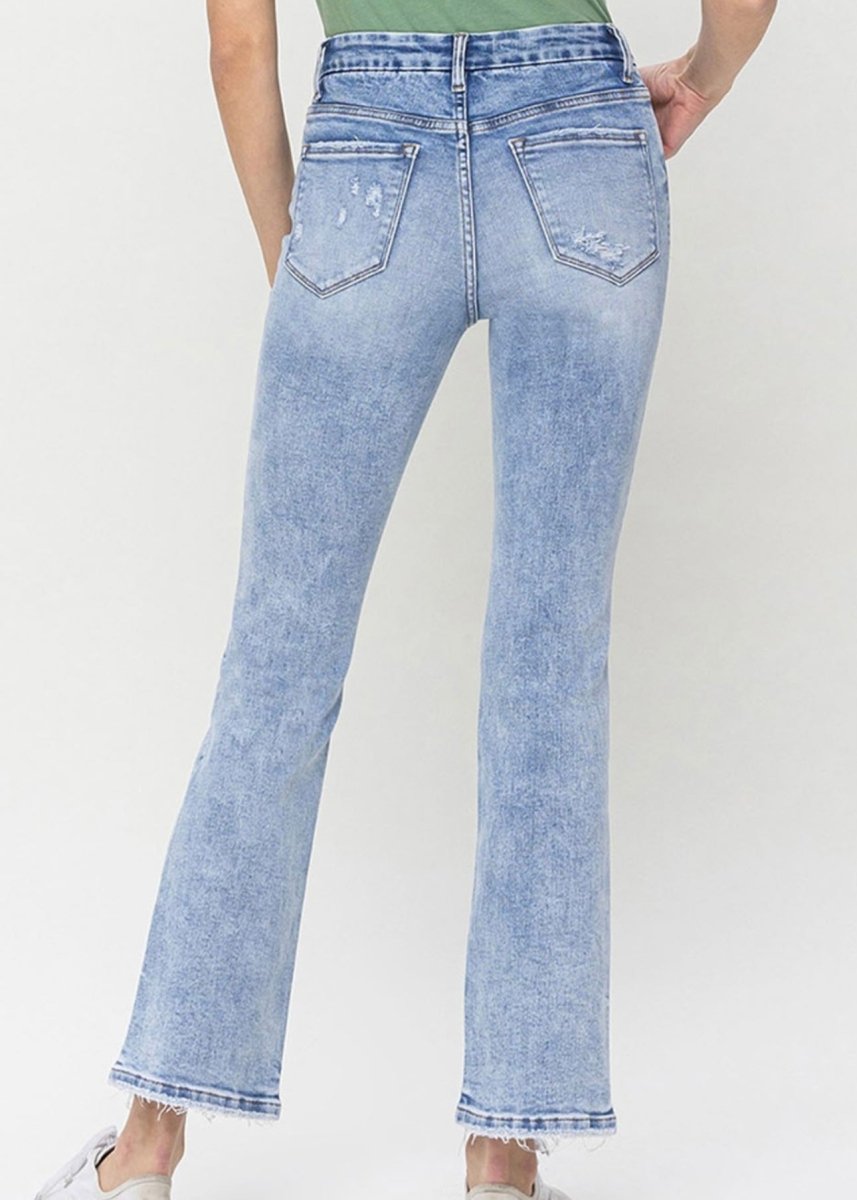 Vervet Skylar High Rise Bootcut Jeans - Light Wash - Bootcut Jeans -Jimberly's Boutique-Olive Branch-Mississippi