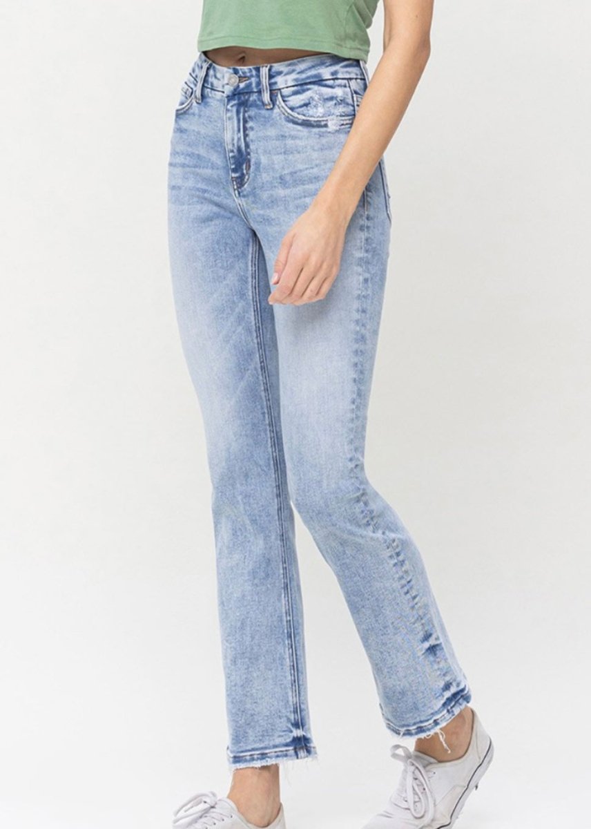 Vervet Skylar High Rise Bootcut Jeans - Light Wash - Bootcut Jeans -Jimberly's Boutique-Olive Branch-Mississippi