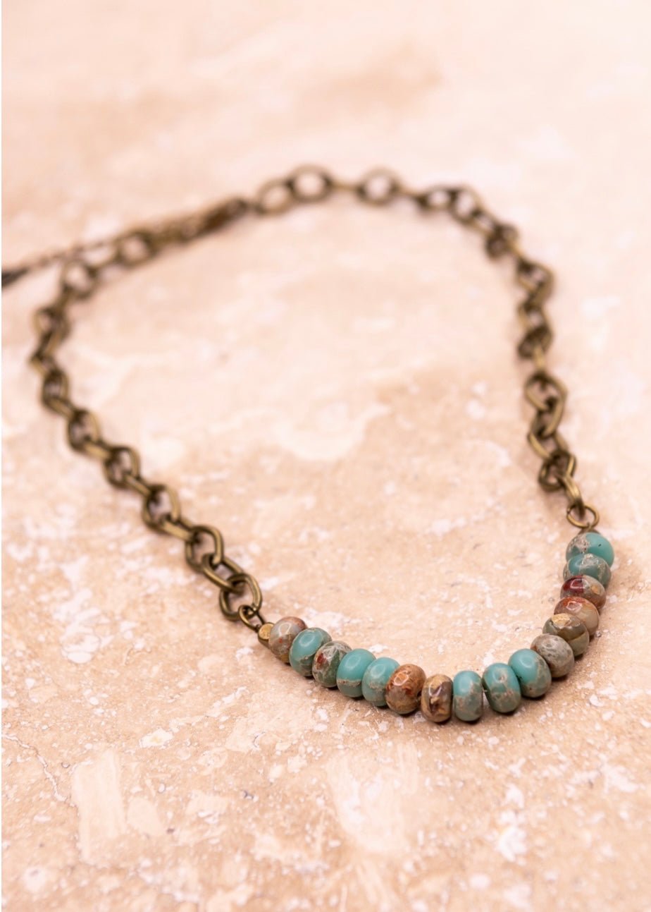 Victoria Necklace - Imperial Jasper - Necklaces -Jimberly's Boutique-Olive Branch-Mississippi