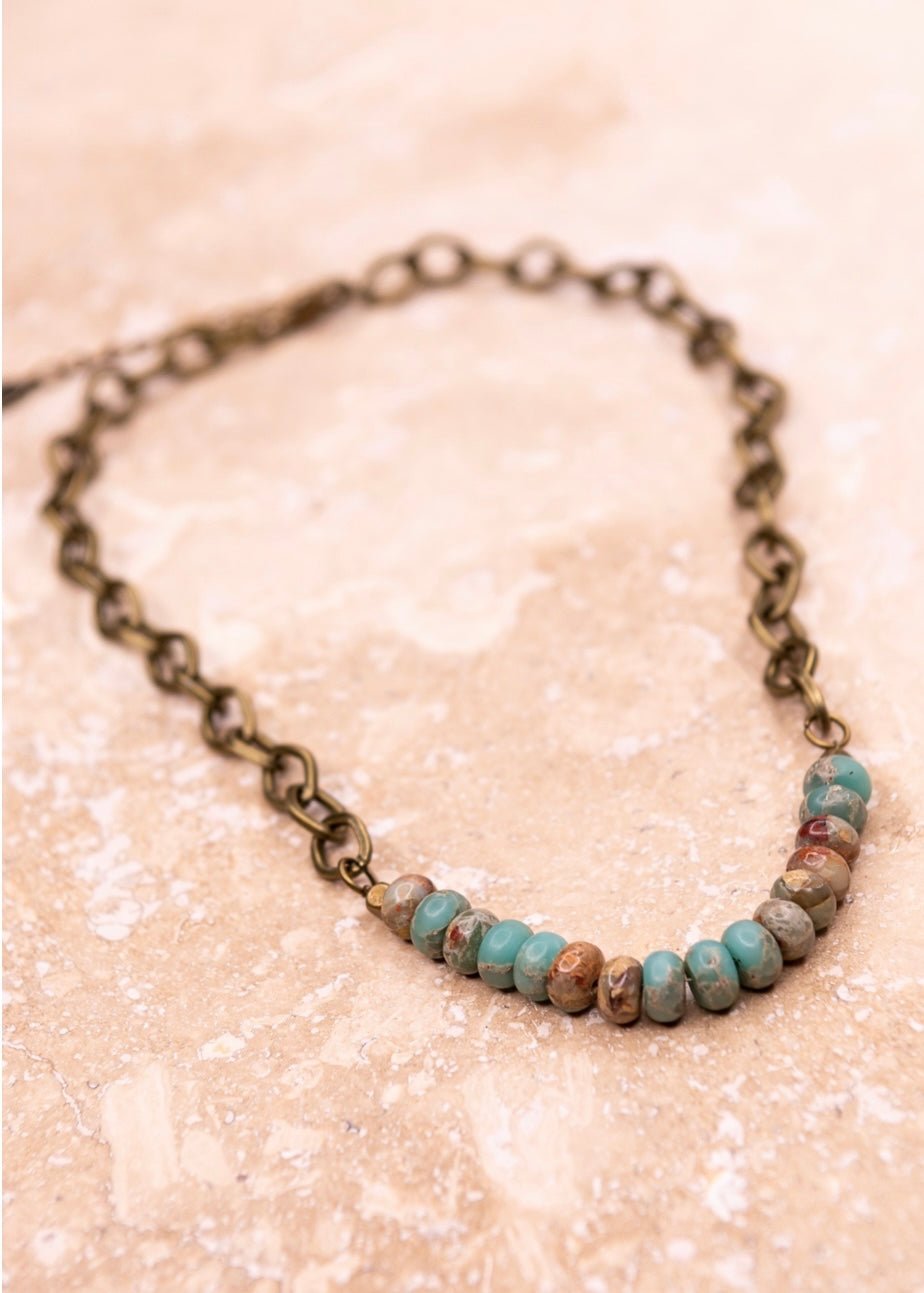 Victoria Necklace - Imperial Jasper - Necklaces - Jimberly's Boutique
