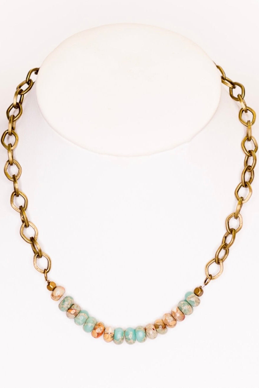 Victoria Necklace - Imperial Jasper - Necklaces -Jimberly's Boutique-Olive Branch-Mississippi