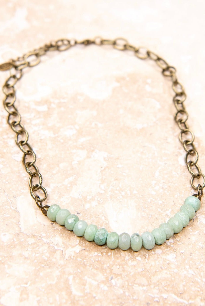 Victoria Necklace - Mint - Necklaces -Jimberly's Boutique-Olive Branch-Mississippi