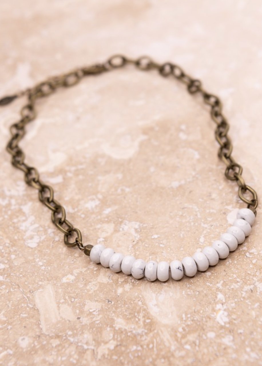 Victoria Necklace - White - Jimberly's Boutique