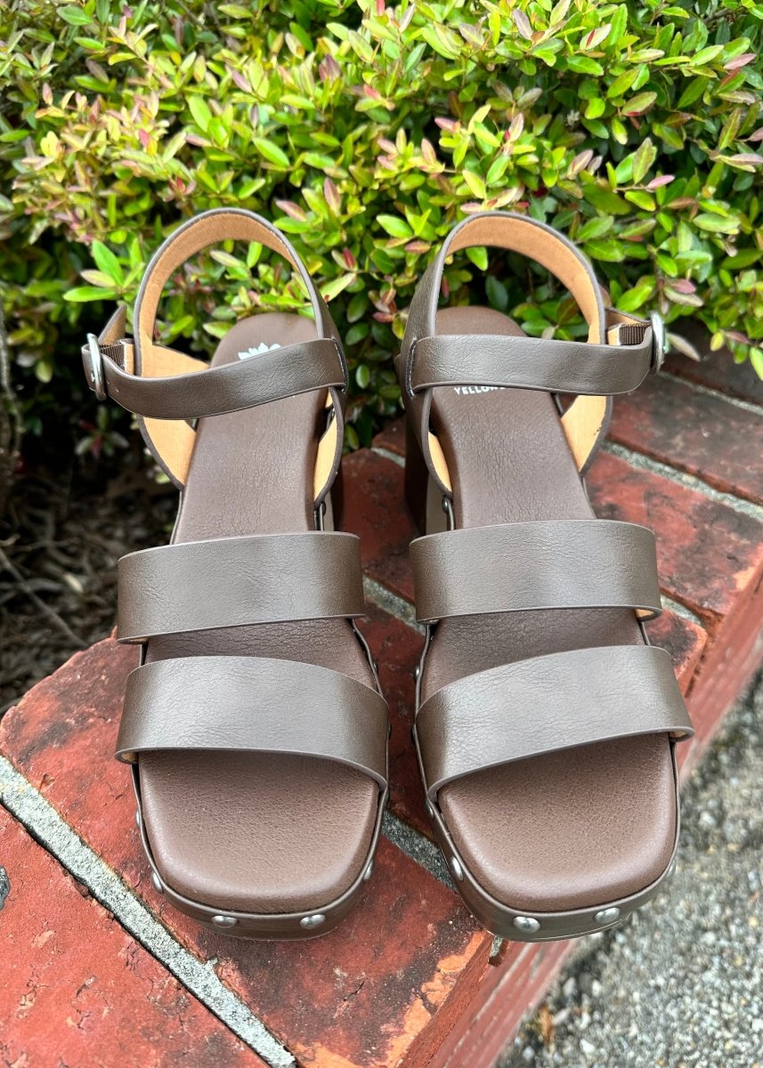 Yellowbox Orsha Platform Heel - Dark Brown - platform sandals -Jimberly's Boutique-Olive Branch-Mississippi