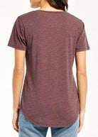 Z Supply Pocket Tee - Crimson - SS Basic top -Jimberly's Boutique-Olive Branch-Mississippi