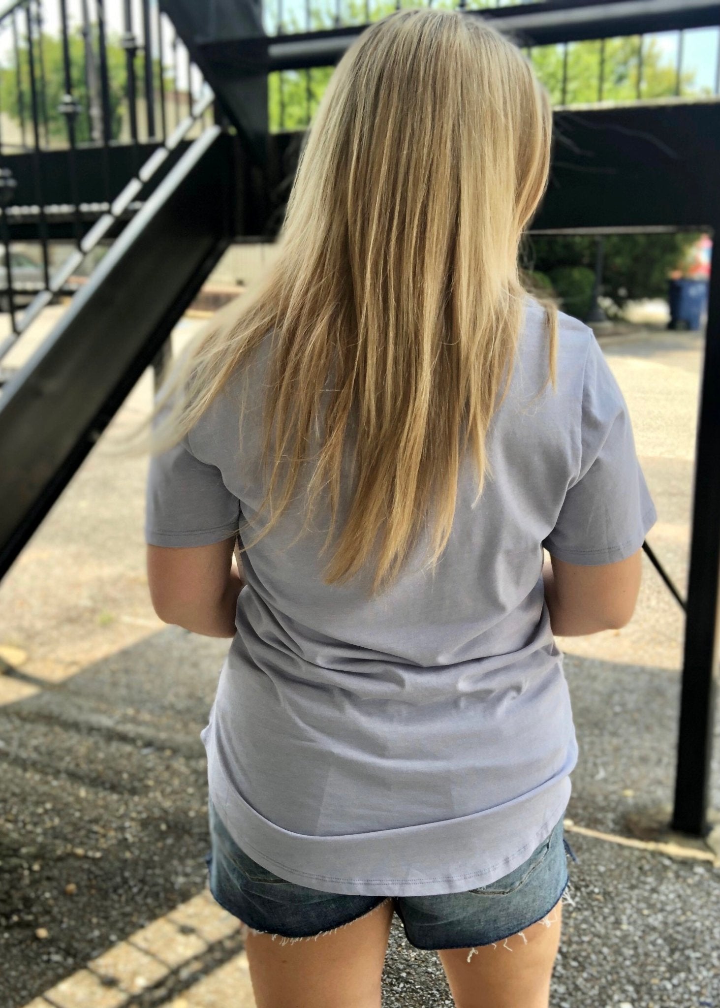 Z Supply Pocket Tee - Lavender Grey - Jimberly's Boutique