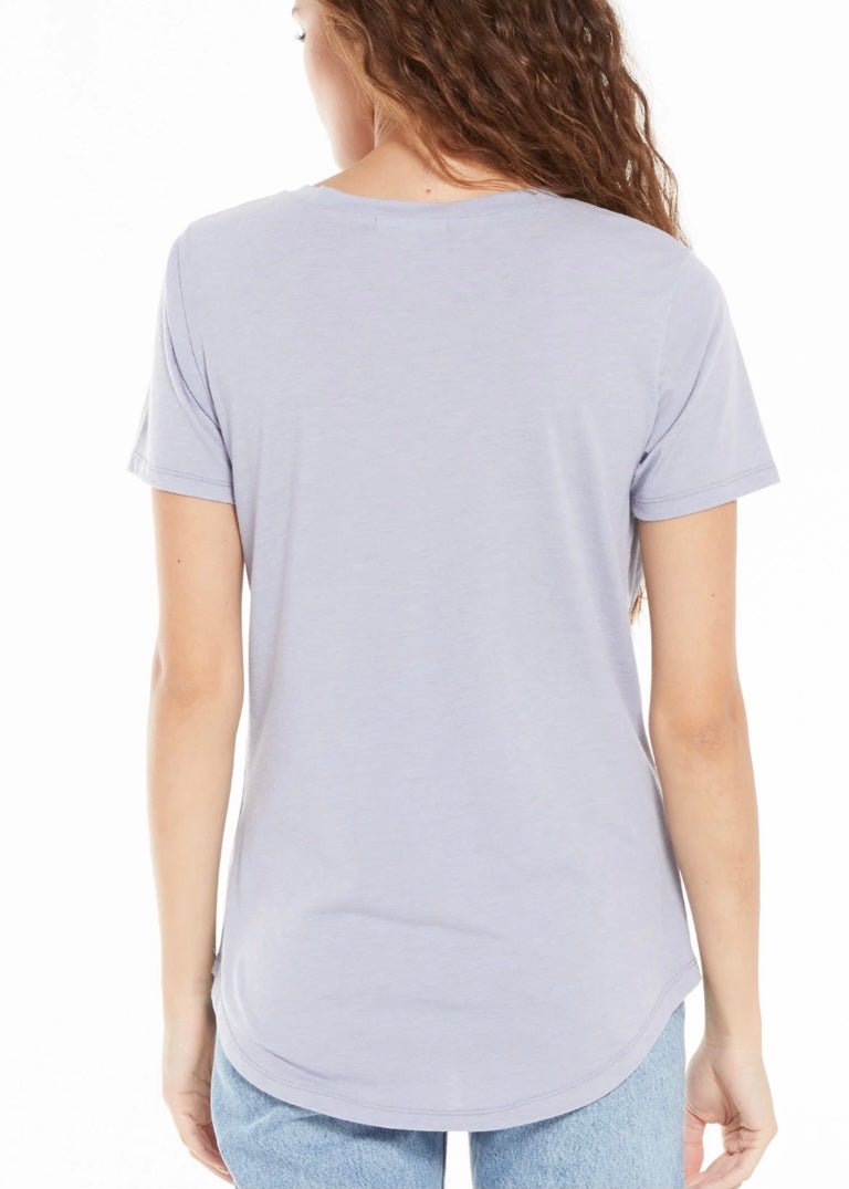 Z Supply Pocket Tee - Lavender Grey - Jimberly's Boutique