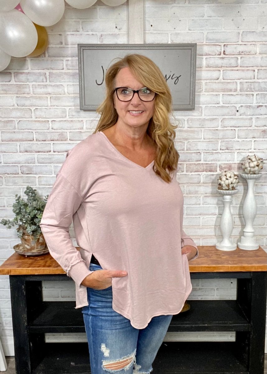 Z Supply V Neck Weekender - Fawn - Z Supply - Jimberly's Boutique